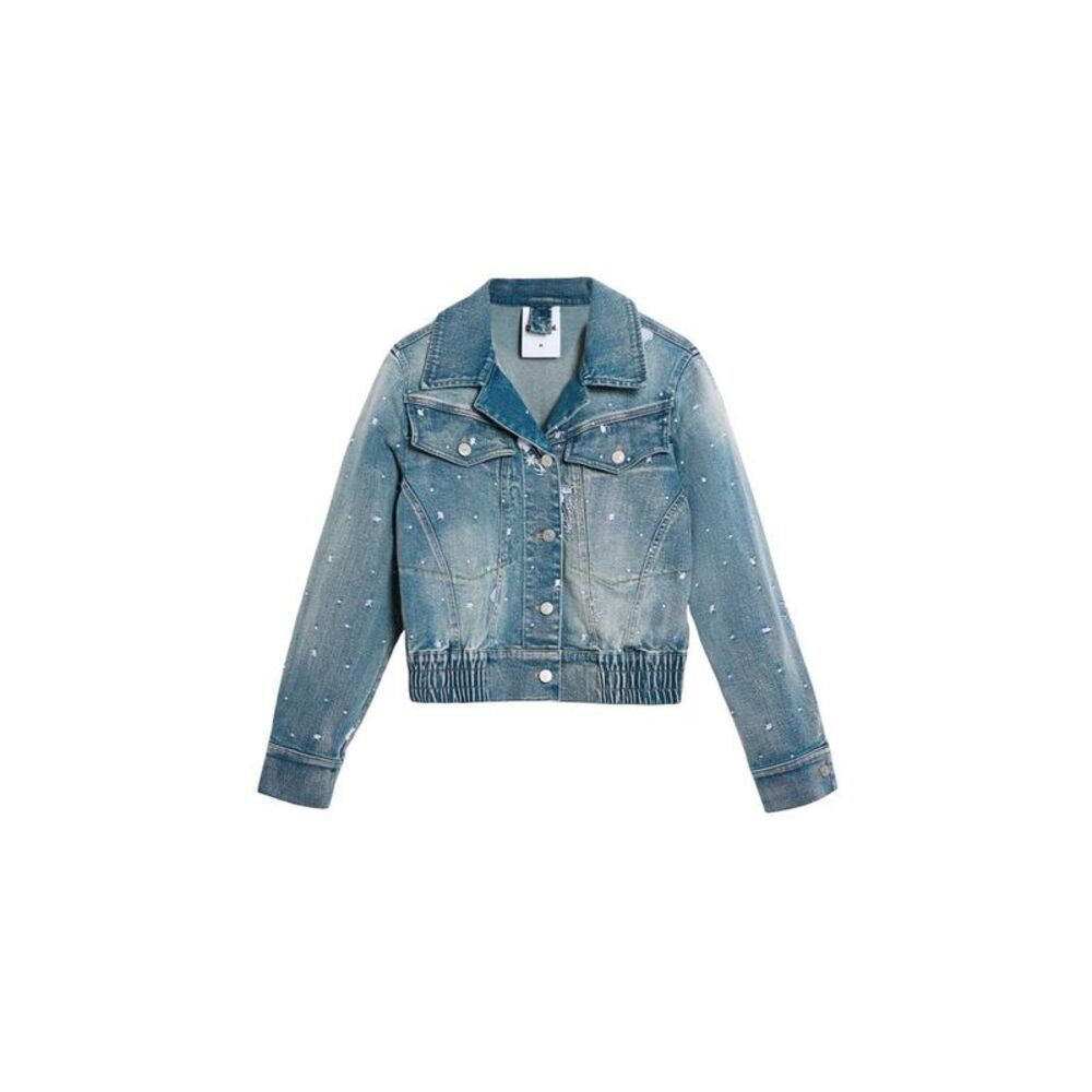 Desigual Blue Elastane Denim Women's Jacket